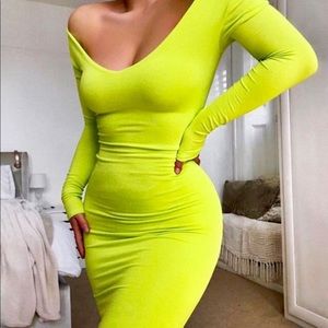 Naked Wardrobe V-Neck dress